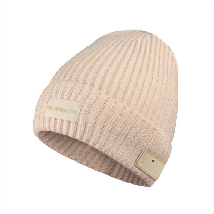 CASEME Cappello Invernale Bluetooth Con Musica-avorio