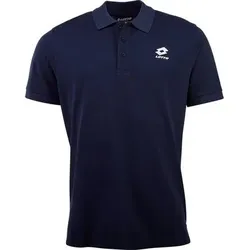 LOTTO Lotto Herren Polo Piqué Baumwolle, Größe 5XL in Blau Blau