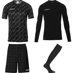 UHLSPORT Torwart-Sets Progressive, Größe S in Schwarz Schwarz