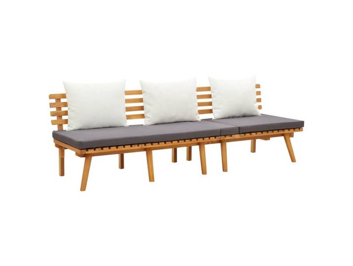 vidaXL Bett Garten-Tagesbett 200x65 cm Massivholz