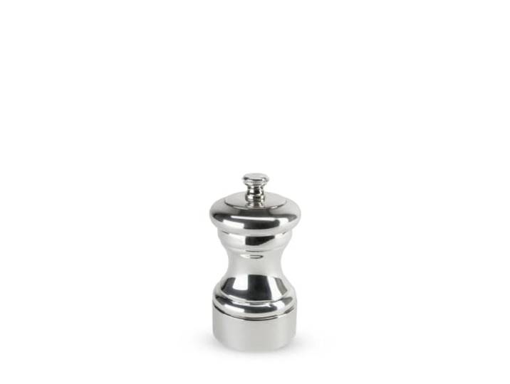 PEUGEOT - Salzmühle Mignonette 10 cm - Stahlmahlwerk - Klassische Mahlgradeinstellung - Versilberter Edelstahl