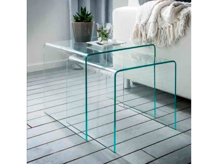 Couchtisch PAROLI, transparent (transparent, transparent, transparent), B:42cm H:42cm T:42cm, Tische, Couchtisch