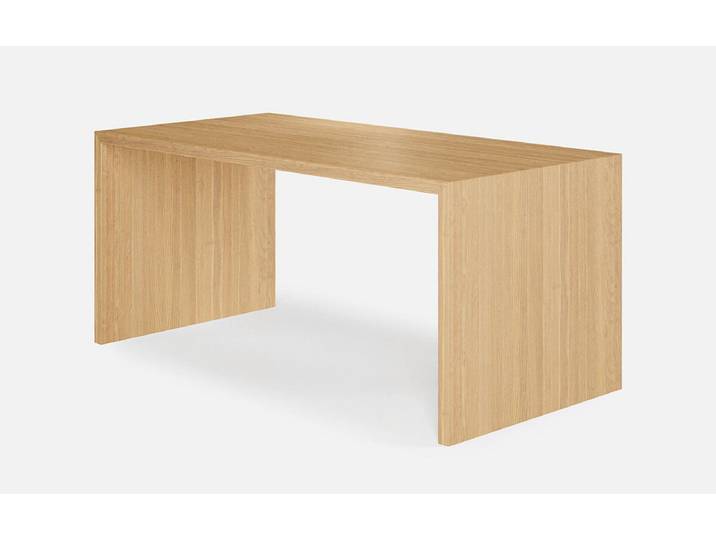 Ess- oder Schreibtisch aus Holz - 165x85x75 cm Esche Natur geölt