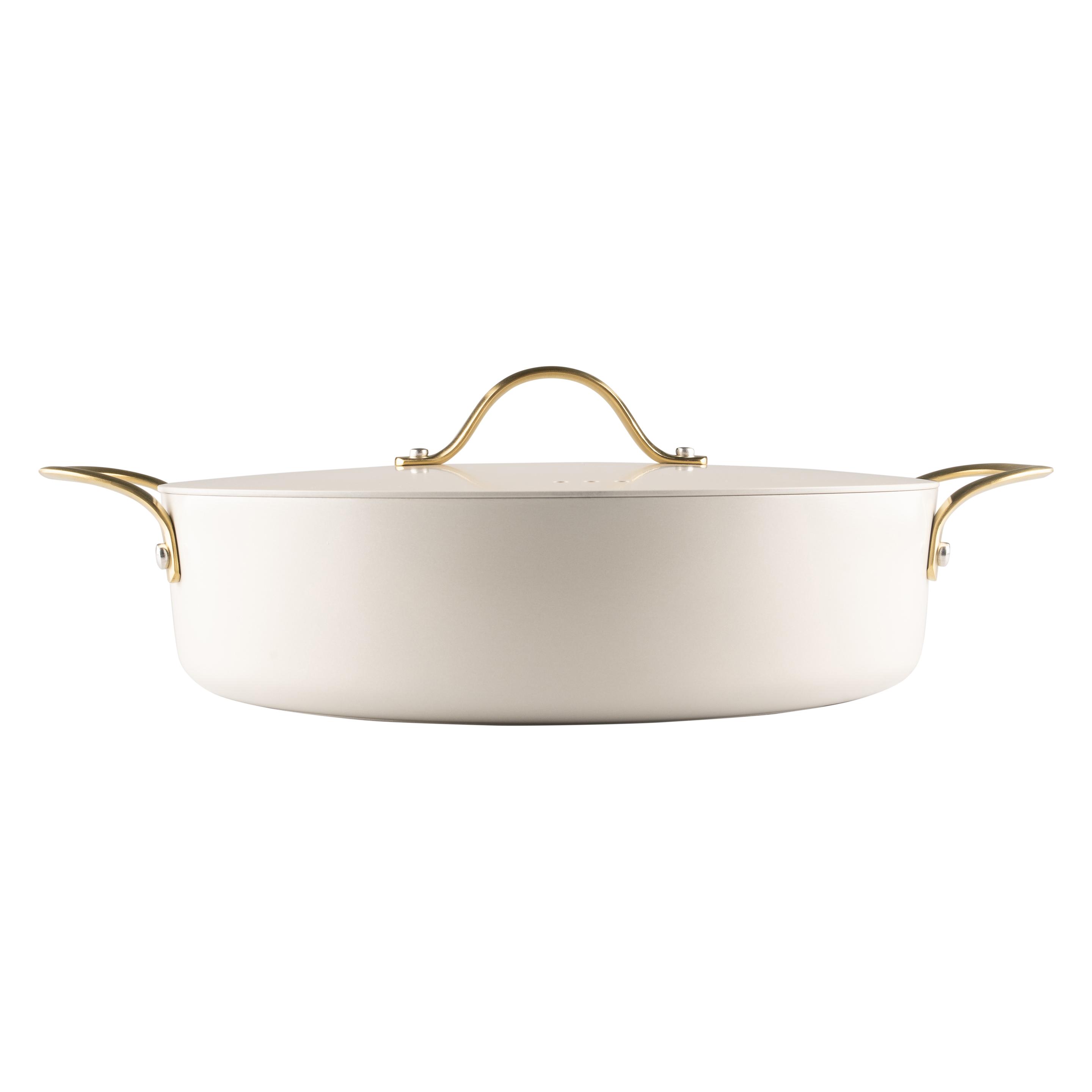 Heirol Royal Pearl Lav gryde med lg, 4,1 liter 28 cm (Bratpfanne, Kochtopf, 28 x 12.50 cm) (82129)