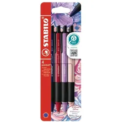 STABILO Kugelschreiber pointball NatureCOLORS Wildflowers farbsortiert, Schreibfarbe: Blau