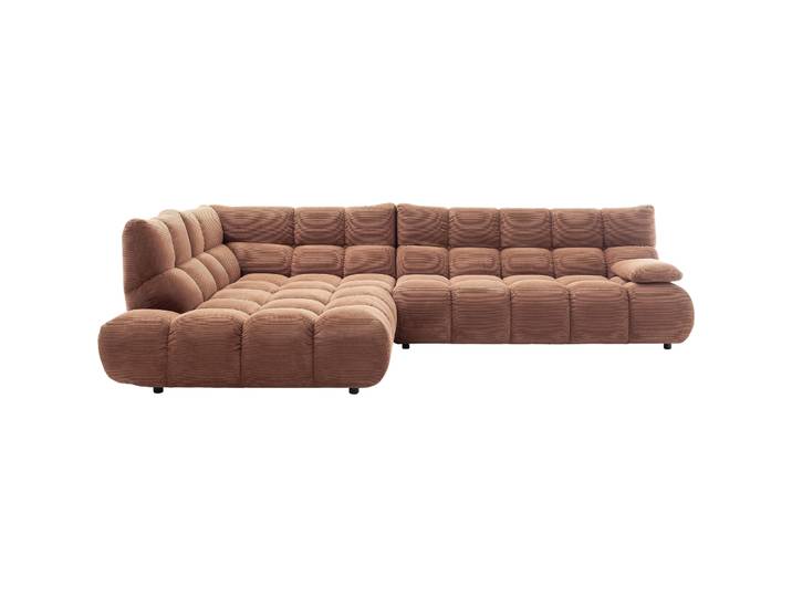 Ecksofa Nelo Polyester Rost B 324 T 211 cm - Möbel Konfigurator: Traummöbel individuell zusammenstellen
