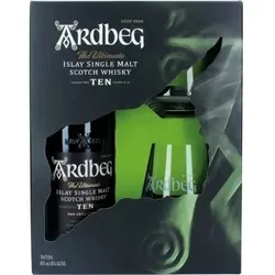 Ardbeg 10 Jahre Geschenkset Single Malt Scotch Whisky 46% Vol. 700ml
