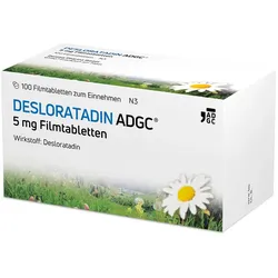 Desloratadin-ADGC 5mg Antihistaminikum 100 St