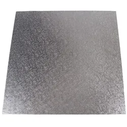 cakeX Cakeboard 40x40cm 12mm silber