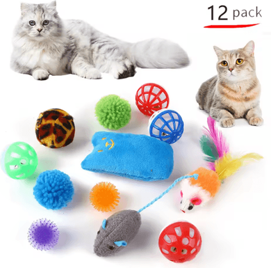 Inspire Picks Play Paws 1224 Piece Interactive Cat Toy Variety Set 12pack