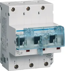 Hager SLS-Schalter 3P E-25A Hutschiene