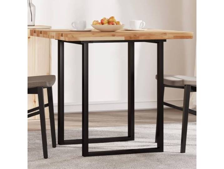 PTUGUOF Tischplatte Quadratisch 80x80x4 cm Massivholz Akazie Vielseitig für Esstisch, Bistrotisch, Couchtisch, Pflegeleicht, Robust