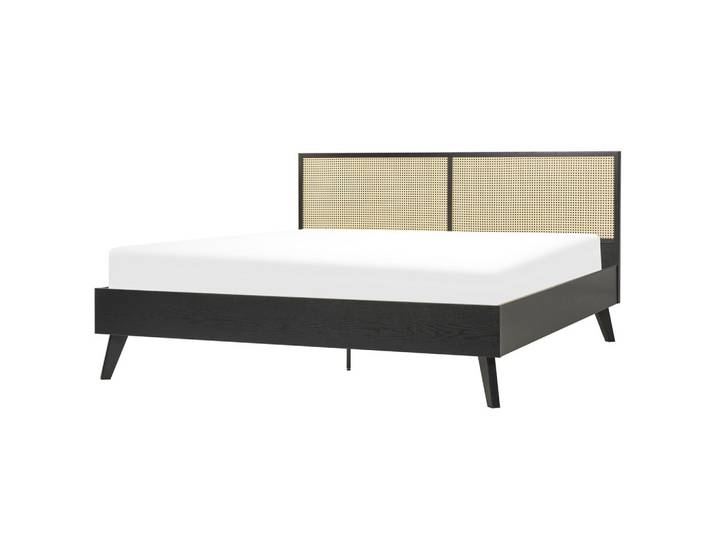 BETT 180/200cm Schwarz Monpazier