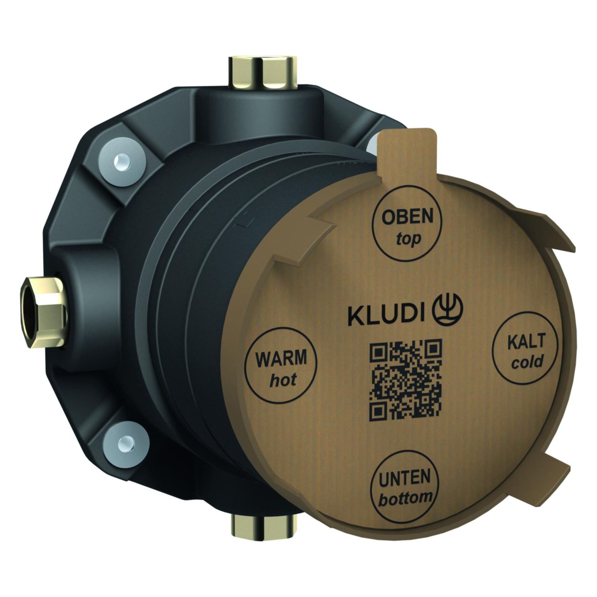Kludi Unterputz Rohbau-Set, Grundkörper für KLUDI Brausen-, Wannen- und Thermostat-Fertigsets (88022)