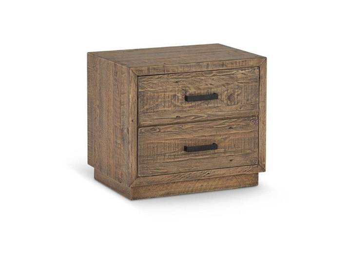 Table de chevet - Bois - Marron - Décoration d'Autrefois