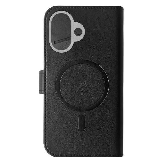 Celly Wallymag Portemonnaie-Hülle Schwarz für Apple iPhone (Apple iPhone 17) (WALLYMAG1150BK)