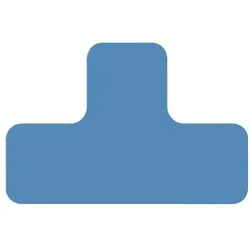EICHNER Stellplatzmarkierung »T-Stück PVC« blau