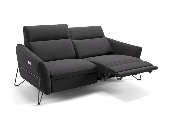 Stoff 2-Sitzer Couch MASANO Sofa mit Funktion