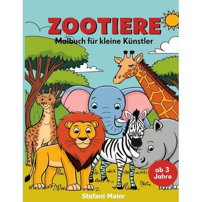 Zootiere Malbuch für kleine Künstler ab 3 Jahren, Taschenbuch von , BoD – Books on Demand, 978-3-7693-5504-8