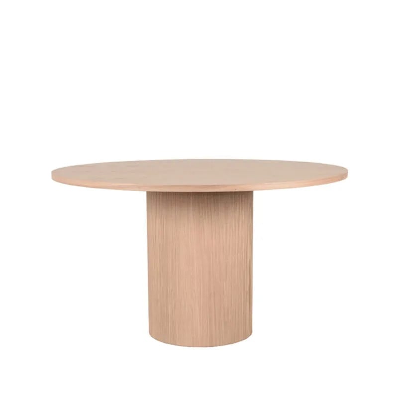 Label51 Eetkamertafel Oliva - Rond - Naturel - 130 cm