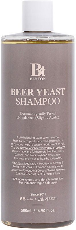 Benton Shampoo Levedura De Cerveja 500 ml