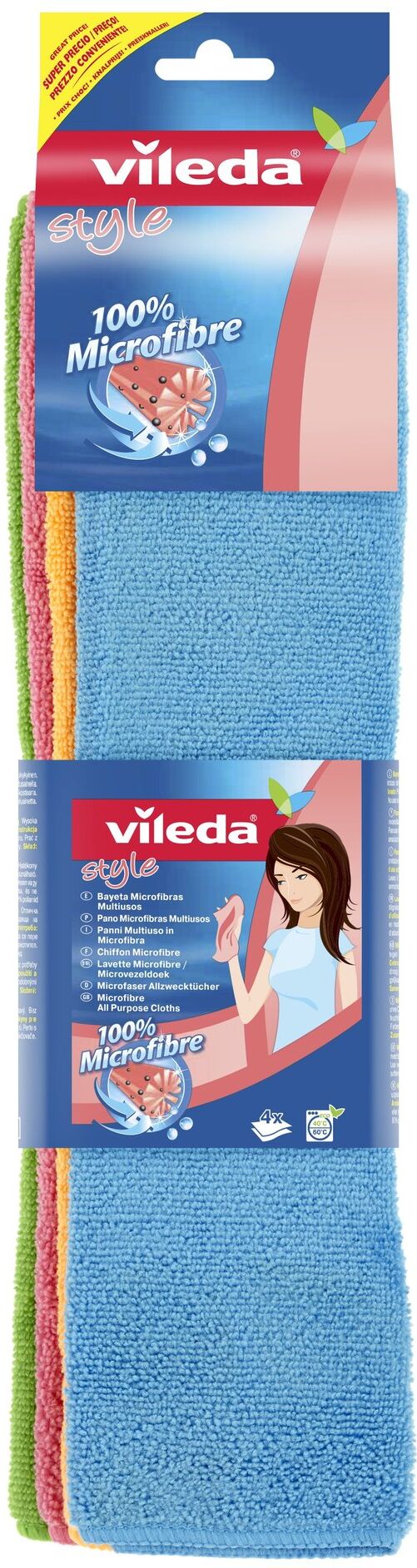 Set panni Vileda 138553 Colors Colori assortiti