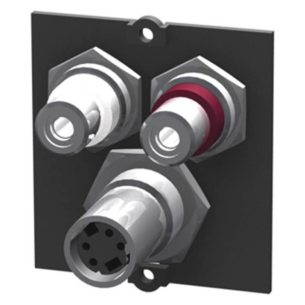 Bachmann SVideo RCA Terminal 4pole 3pole Kabelschnittstellen/adapter (917.028)