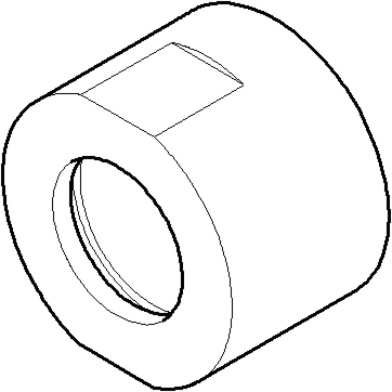 Dornbracht Mutter ausziehb. Auslauf G3/4 092330012-00 chrom