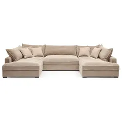 BOOOM Wohnlandschaft Tribecca Cord Cream