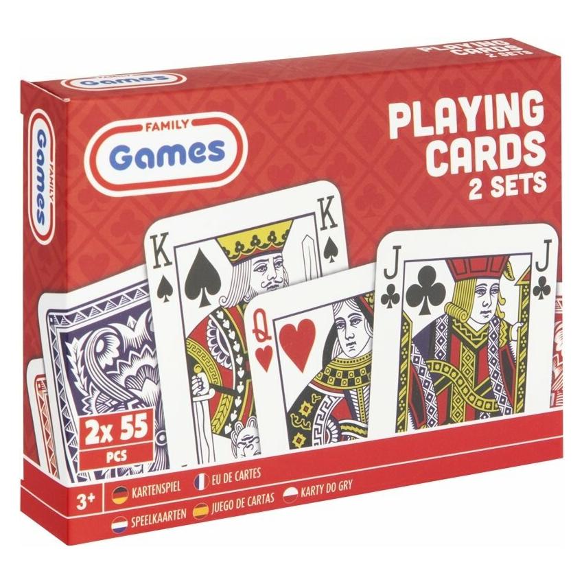 Grafix Klassische Spielkarten, 2 Sets (300080)