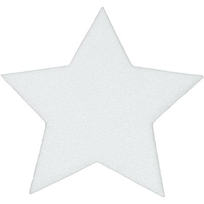 Platzset "Stern, Weihnachtsdeko", weiß, B:16,5cm H:5mm L:16,5cm, PRIMAFLOR-IDEEN IN TEXTIL, Platzsets, auch ideal als Untersetzer oder Dekoration, Größe 16,5 oder 29,5 cm