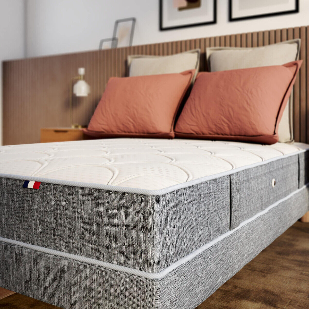LA REDOUTE INTERIEURS Matelas mousse HR 35 kg/m3, soutien mi-ferme, accueil moelleux