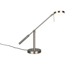Trio Tischleuchte Monza Metall Silber