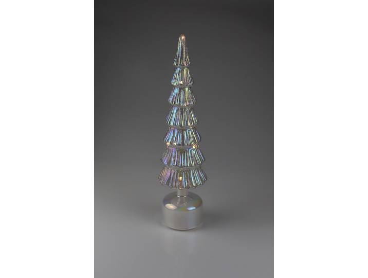 LED Dekoobjekt AM DESIGN routierender Tannenbaum , klar, H:41cm, Leuchten, LED Dekoobjekt, H: 41 cm