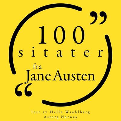 100 sitater fra Jane Austen - Jane Austen, Audio, 9782821161948