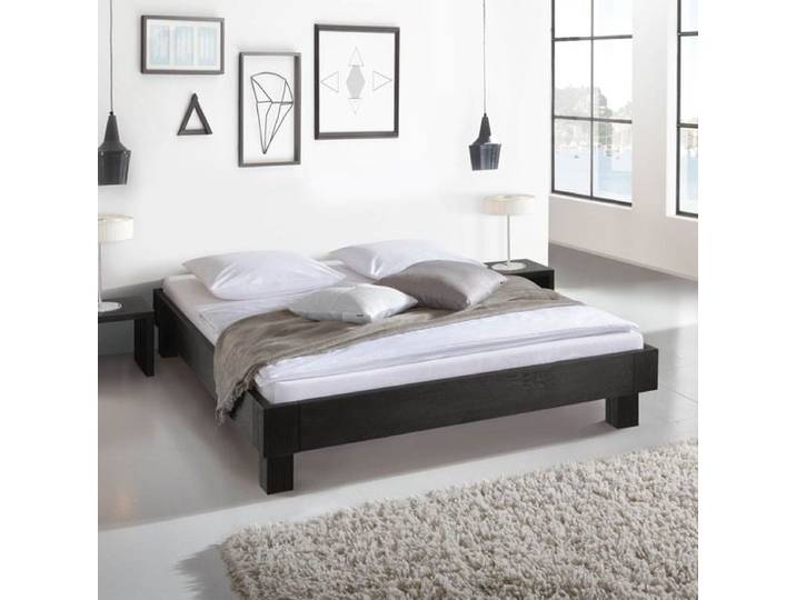 Bett Costa Rica Eiche Massivholz ohne Kopfteil 90x200cm modern