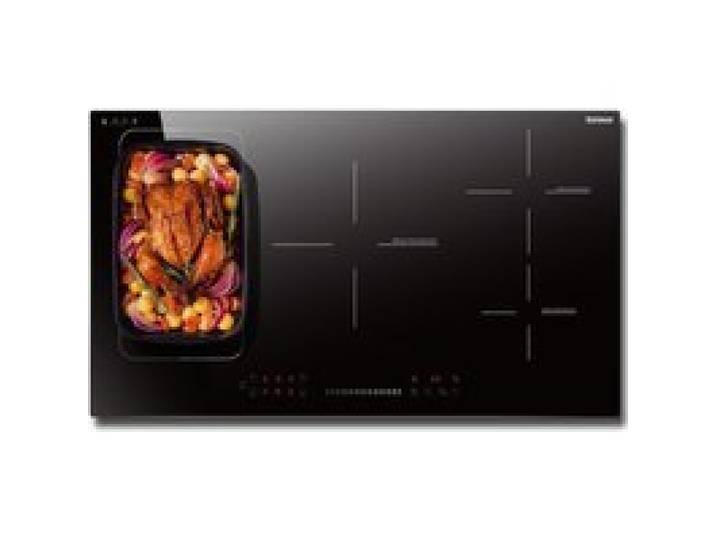 Karinear Plaque de Cuisson Induction - 5 Foyers avec Zone de Pont - Booster - Encastrable - 90cm - 7200W