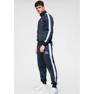 Trainingsanzug LONSDALE "PEMBER", Herren, Gr. XXXL (56), blau (marine), Obermaterial: 100% Polyester, unifarben, Sportanzüge Trainingsanzug