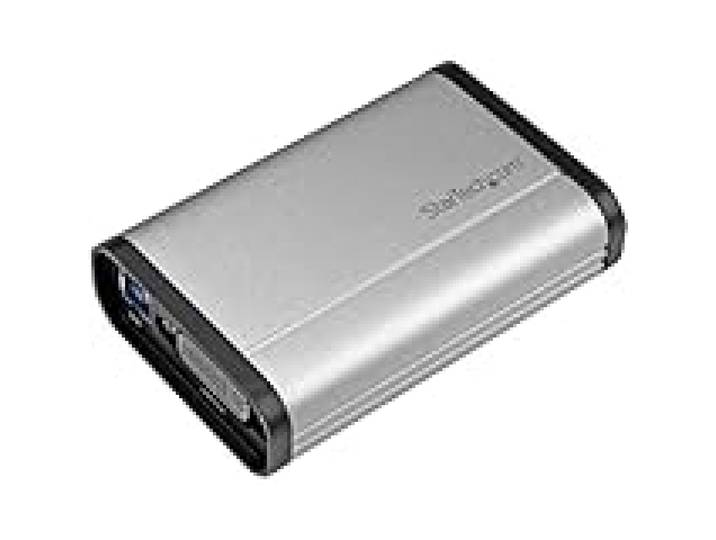StarTech.com Boîtier d'acquisition vidéo DVI haute performance par USB 3.0 - 1080p 60 fps - Aluminium (USB32DVCAPRO)
