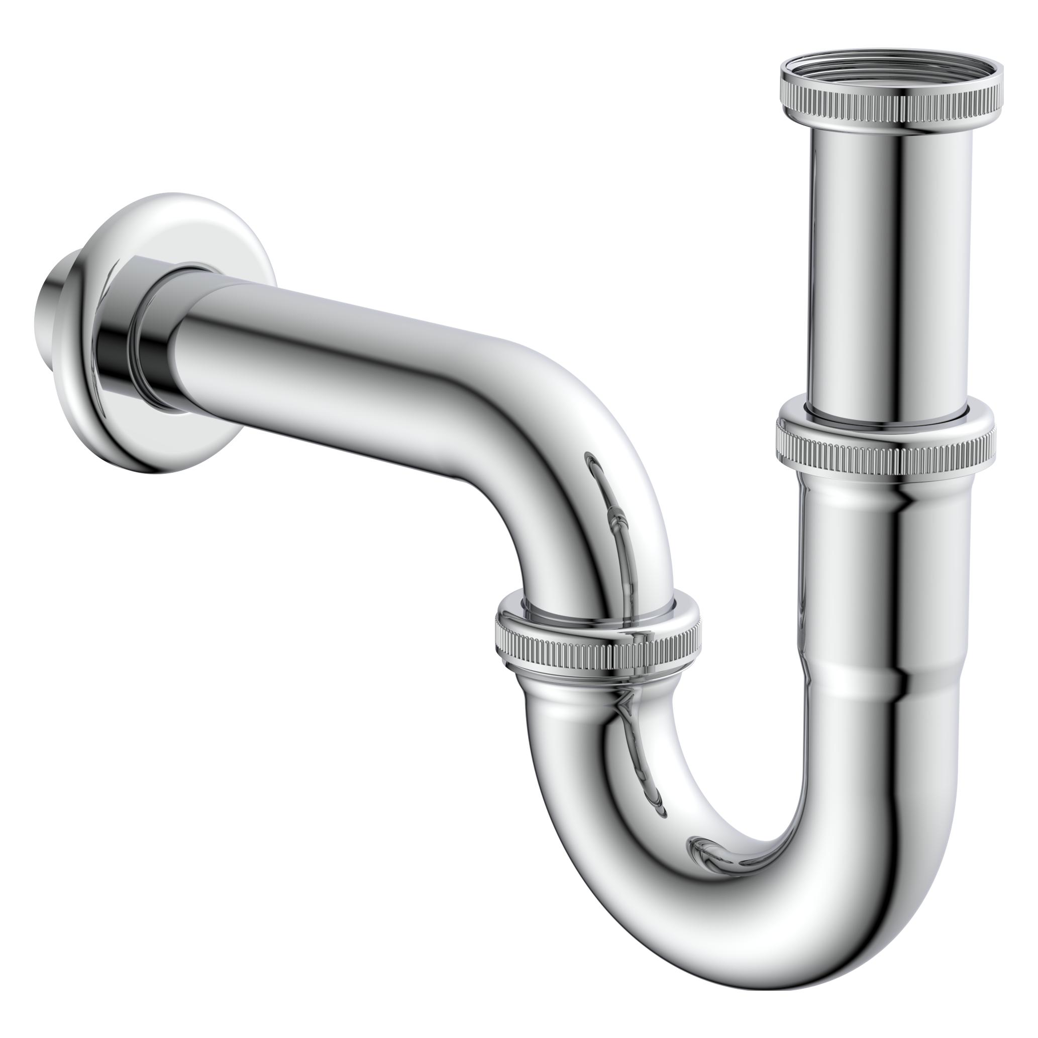 Kirchhoff Röhrensiphon, Chrom, 1 1/4" x 32 mm (Röhrensiphon, 1 1/4") (98801110)