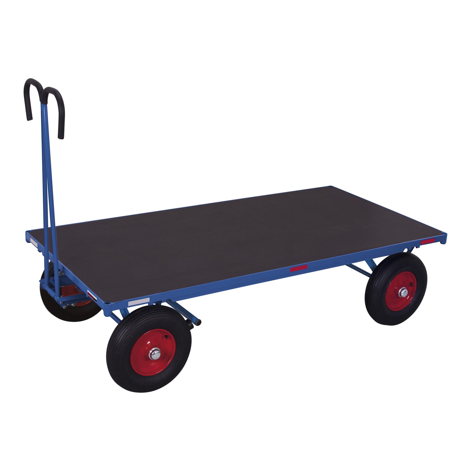 VARIOfit Handpritschenwagen ohne Bordwand Luftbereifung 1.200 x 800 mm Traglast 1.000 kg (zu-05132)