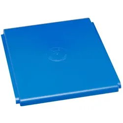 Mülleimer Deckel VAR für Kunststoffcontainer 60 L blau Klappdeckel für das VAR Mülltrennsystem
