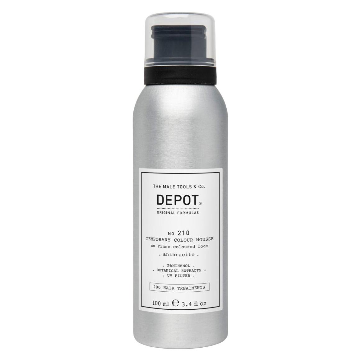 Depot 210 Temporary Colour Mousse 100ml Anthracite (100 ml) (42563136)