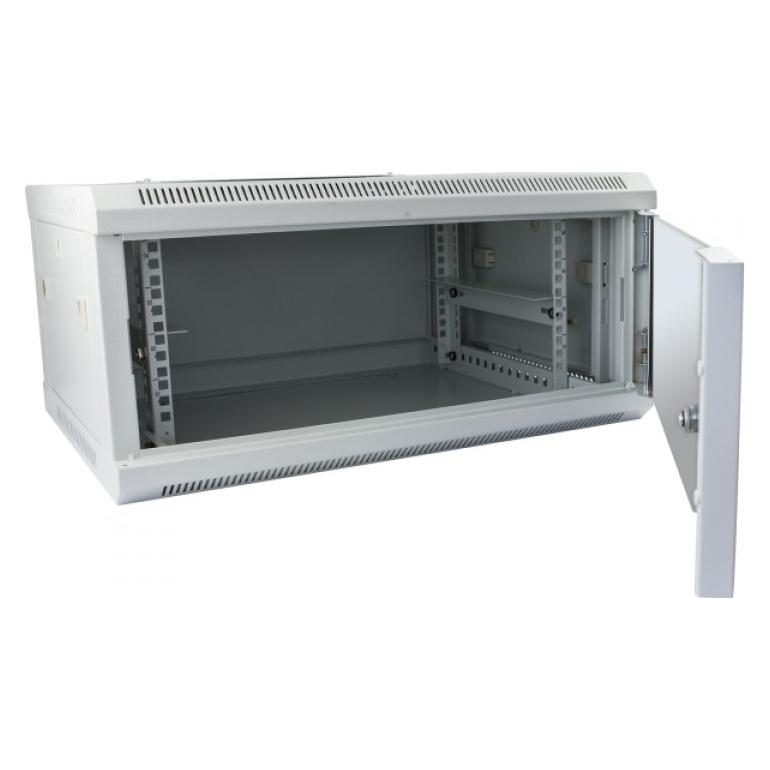 Allnet 19 Wandgehäuse 12HE B600 / T450mm 1-teilig *lichtgrau* SMC-Serie (12 HE, 19 Zoll Rack) (ALL-SMC6412GRAU)