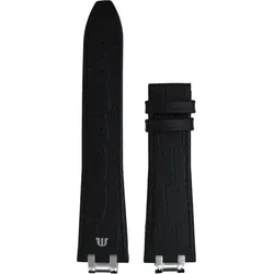 Maurice Lacroix Kalbsleder mit Kroko-Prägung AIKON Kalbsleder Mit Kroko-Prägung 23mm ML800-005013 - schwarz