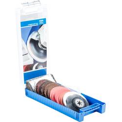 PFERD TOOLS 49350071 COMBICLICK Set 19-tlg. Ø 115 mm M14 Bearbeitungen grob bis poliert für Winkelschleifer Durchmesser 115 mm