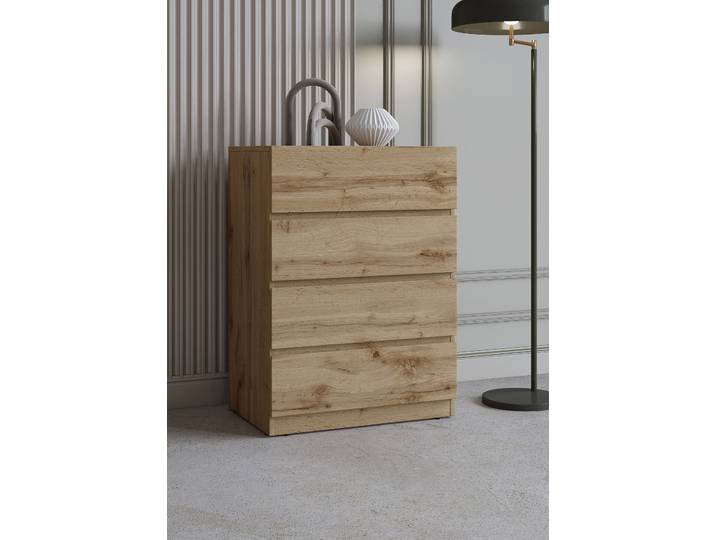 Commode 60cm Marron/Imitation chêne Wotan