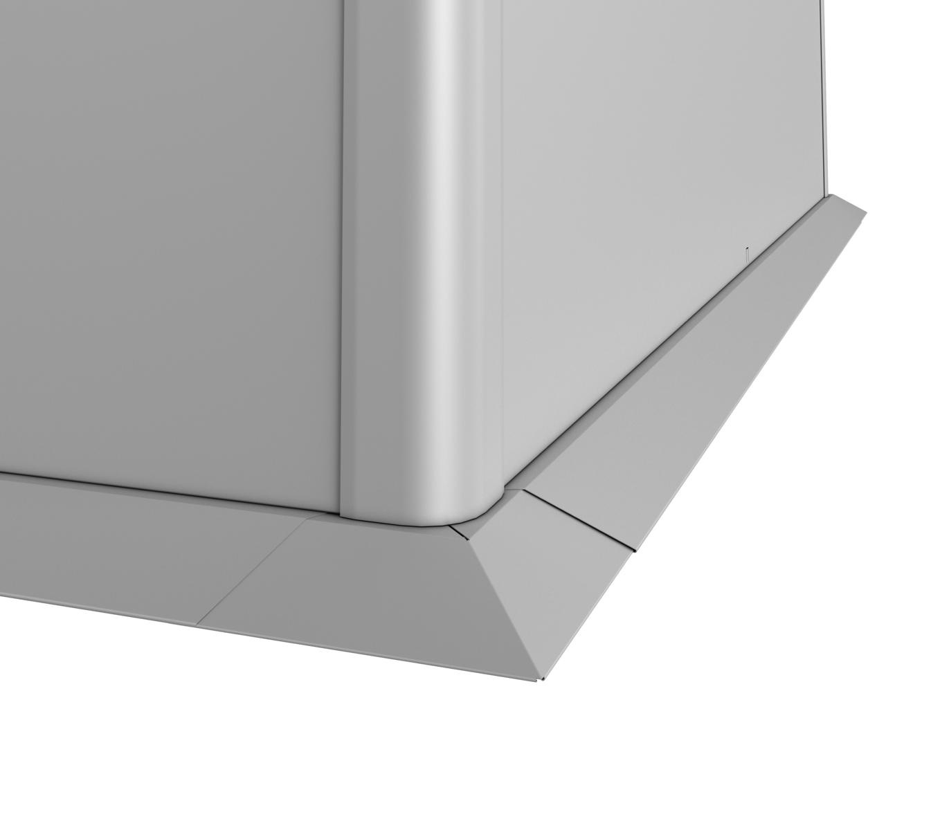 BIOHORTGARTE Mähkante L200 silber-metallic 16925104