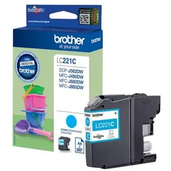 Brother Original LC-221C Druckerpatrone cyan 260 Seiten (LC221C)