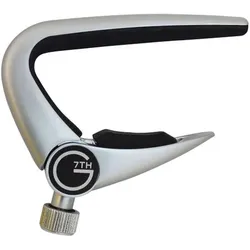 G7th Newport Capo Classic silver, Gitarre Zubehör, Silber